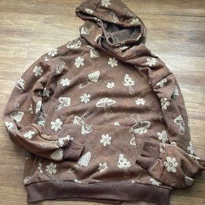 New without tags mushroom design hoody